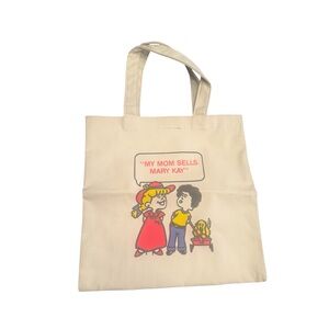 Vintage Mary Kay "My Mom Sells Mary Kay" Kids Book Bag Tote Bag